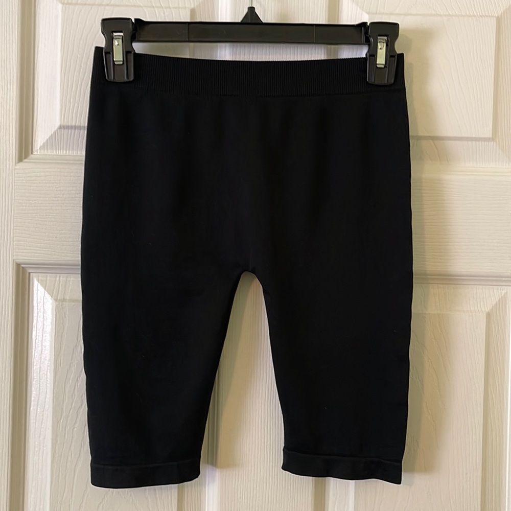 Black biker shorts